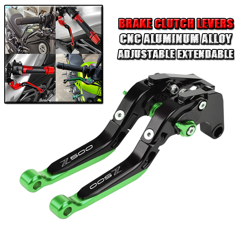 Cnc Aluminum Adjustable Brake Clutch Levers - สำหรับ KAWASAKI Z500 Z 500 ปี