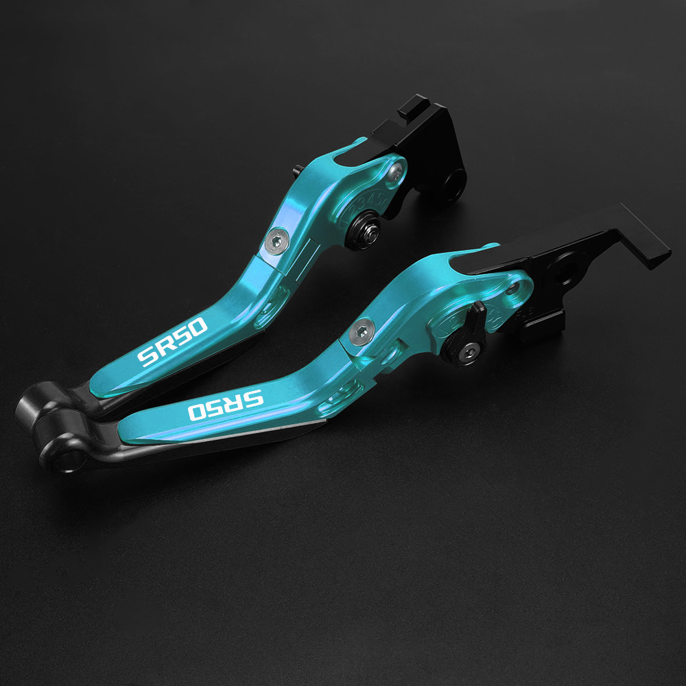 สำหรับ APRILIA SR50 2014 2015  - Cnc Aluminum Adjustable Brake Clutch Levers บทวิจารณ์และราคา