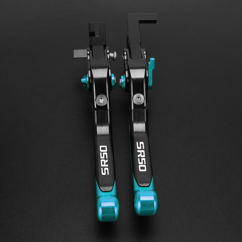สำหรับ APRILIA SR50 2014 2015  - Cnc Aluminum Adjustable Brake Clutch Levers บทวิจารณ์และราคา