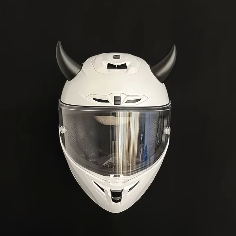 สติ๊กเกอร์กาวในตัวลายเขาปีศาจ  - Motorcycle Helmets บทวิจารณ์และราคา