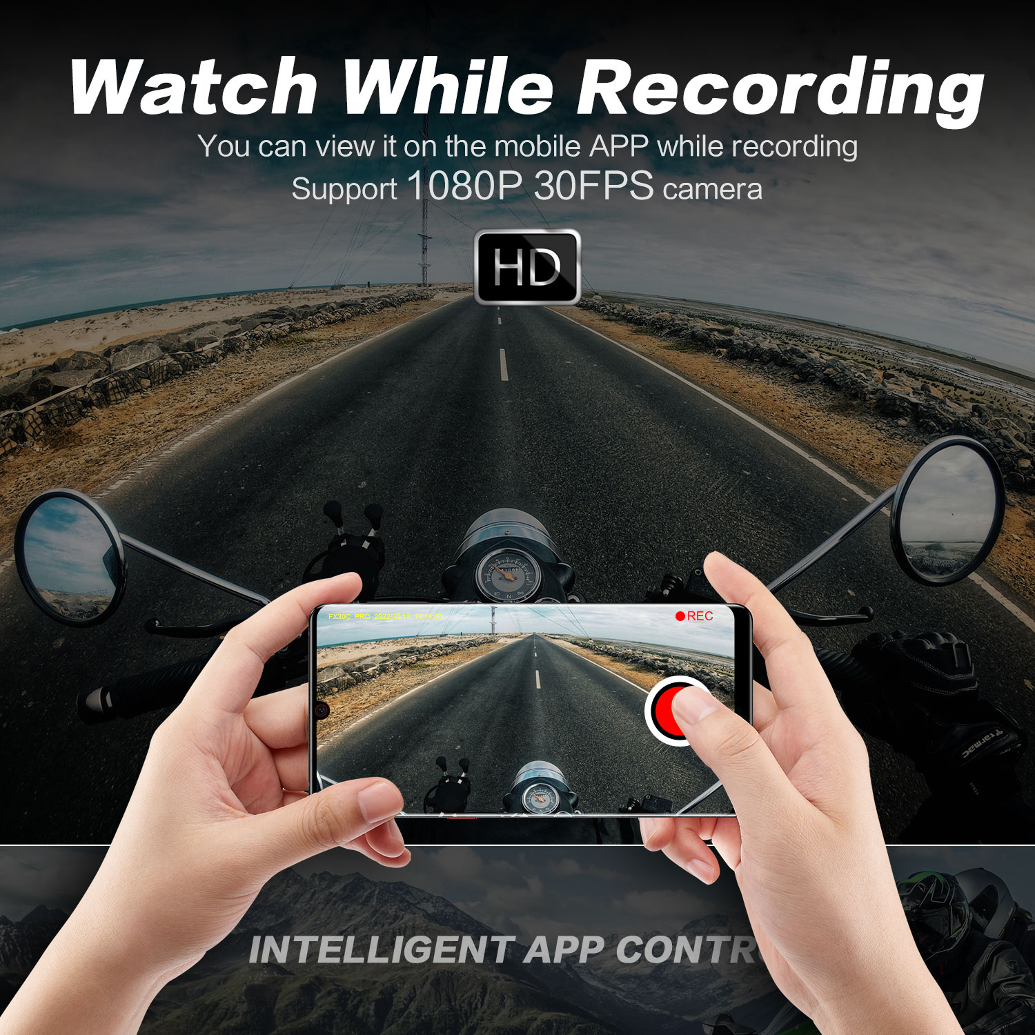ชุดหูฟังบลูทูธสำหรับมอเตอร์ไซค - Universal Motorcycle Helmet Intercom Headset บทวิจารณ์และราคา