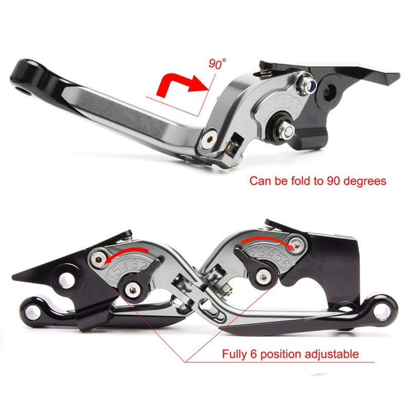 สำหรับ 765 Street Triple R/S ( - Cnc Aluminum Adjustable Brake Clutch Levers บทวิจารณ์และราคา