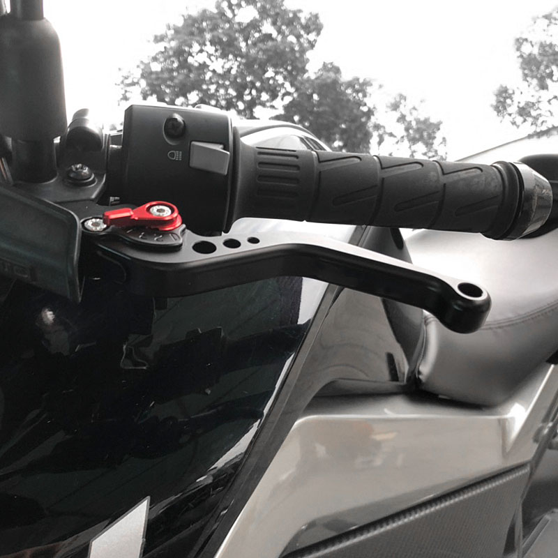 คันเบรกและคลัตช์แบบสั้นสำหรับร - Cnc Aluminum Adjustable Brake Clutch Levers บทวิจารณ์และราคา