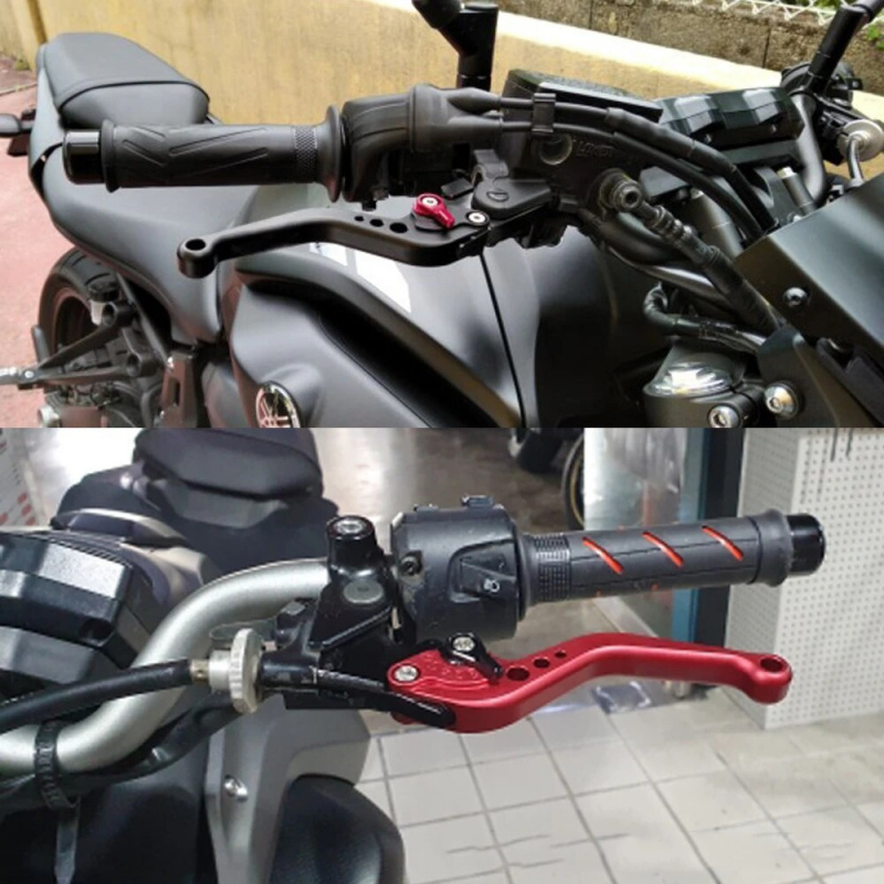 คันเบรกและคลัตช์แบบสั้นสำหรับร - Cnc Aluminum Adjustable Brake Clutch Levers บทวิจารณ์และราคา