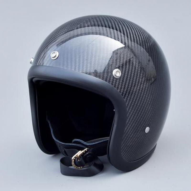หมวกกันน็อกเปิดหน้าแบบคลาสสิกค - Carbon Fiber Lightweight Motorcycle Helmet บทวิจารณ์และราคา