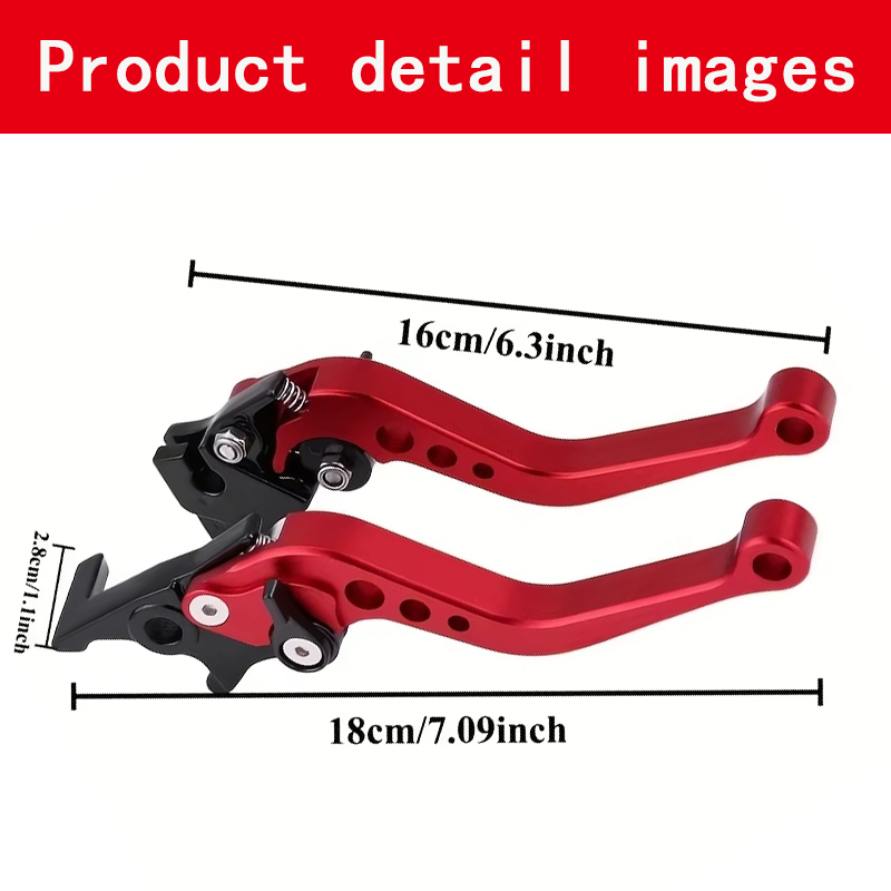 คันเบรกและคลัตช์มอเตอร์ไซค์แบบ - Cnc Aluminum Adjustable Brake Clutch Levers บทวิจารณ์และราคา