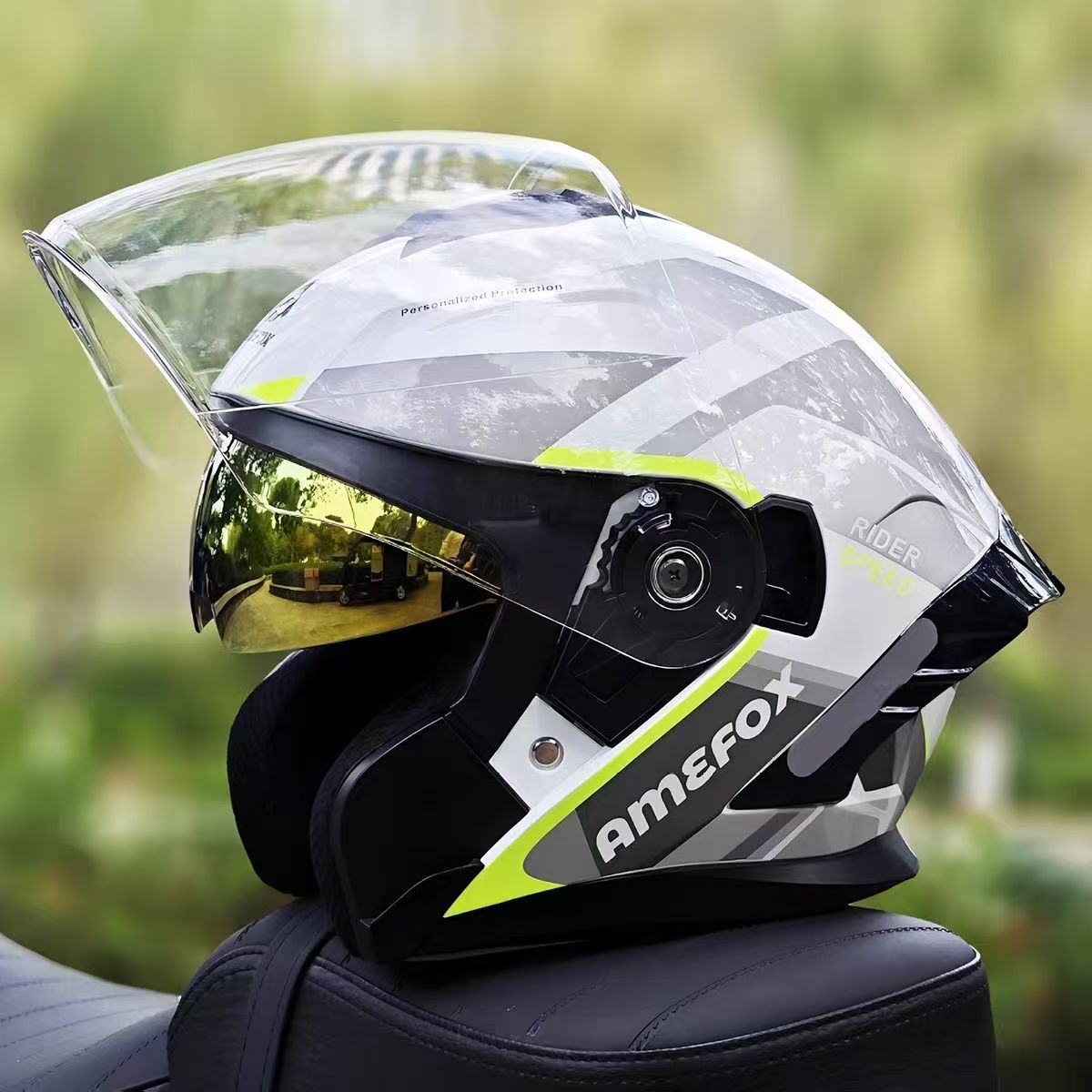 หมวกกันน็อคแบบเปิดหน้า 3/4 ทรง - Motorcycle Helmet Inner Sun Visor Lens บทวิจารณ์และราคา